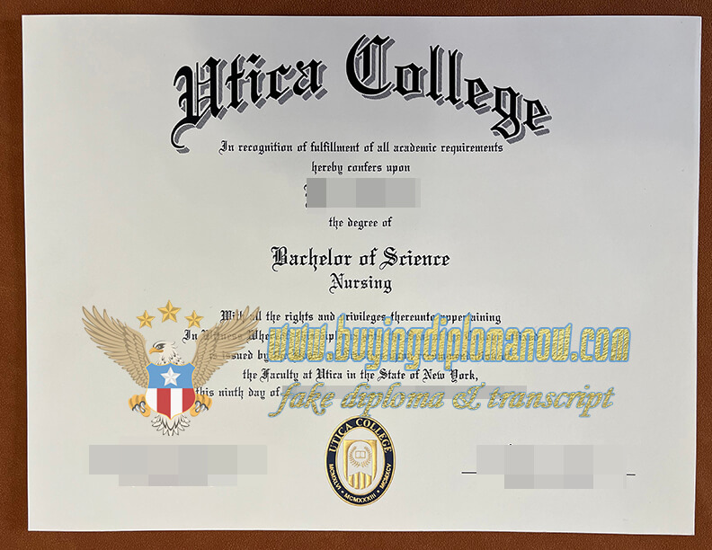 make Utica college fake diploma