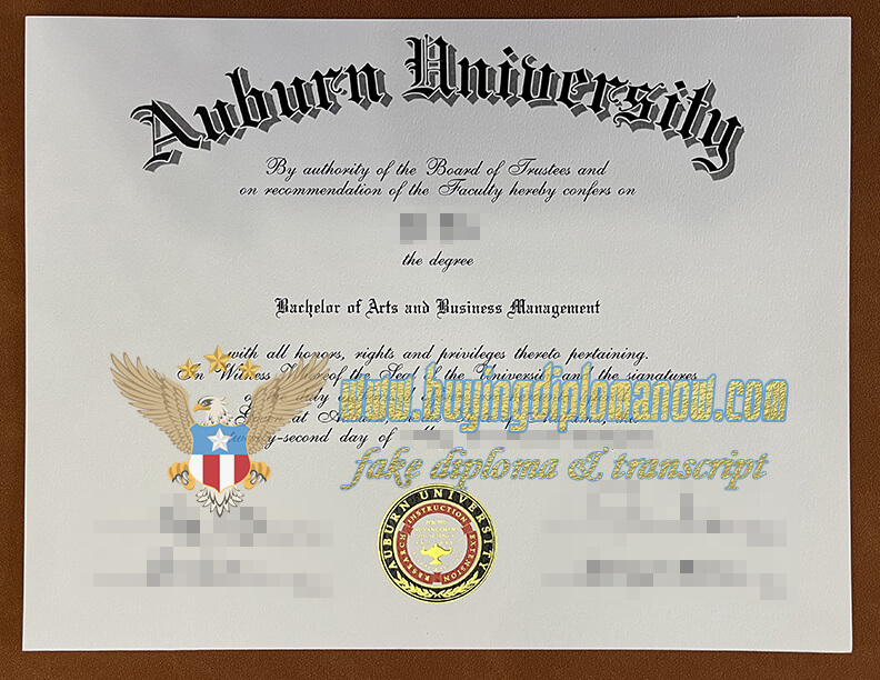 make Auburn University fake degree
