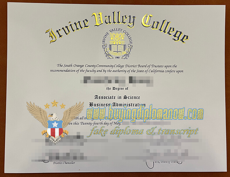 Keys to Success: Irvine Valley College Fake degree