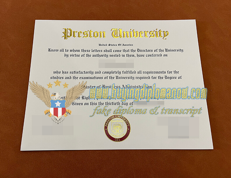 get to Preston University fake diploma how to Preston University fake diploma