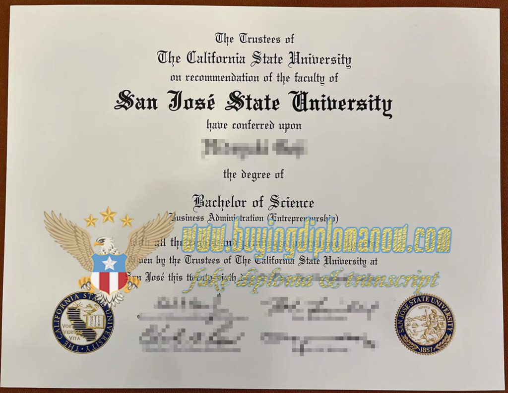 fake San Jose State University diploma, fake SJSU degree Buy a San Jose State University diploma, fake SJSU degree