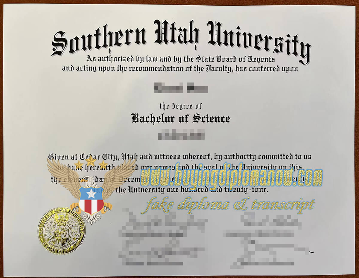 How to buy fake Southern Utah University diploma