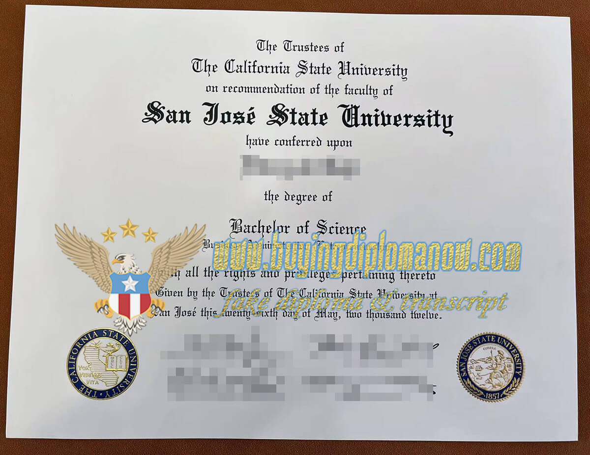 fake California State University fake diploma online