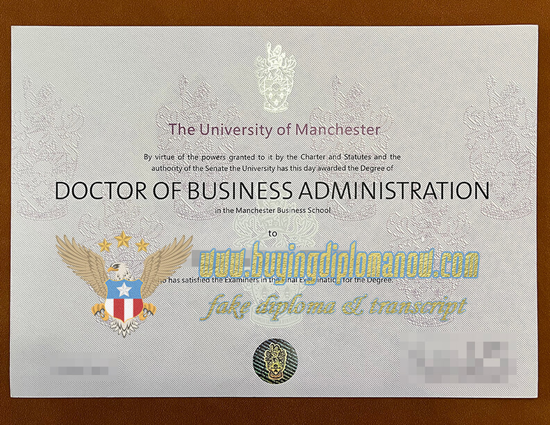 buy university of manchester fake degree