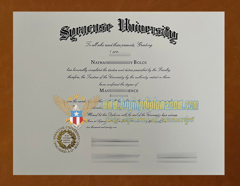 Syracuse University fake degree quick access SU fake degree
