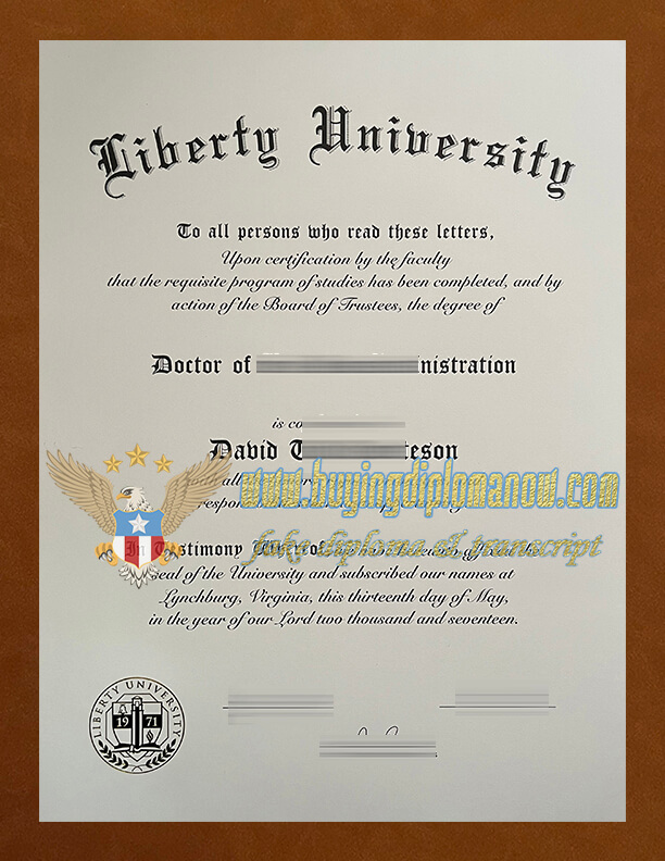 Buy a Liberty University fake diploma 