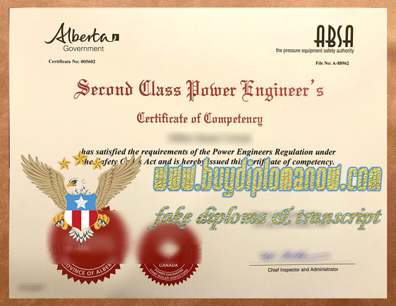 What is Alberta Boilers Safety Association certification, fake ABSA certificate.