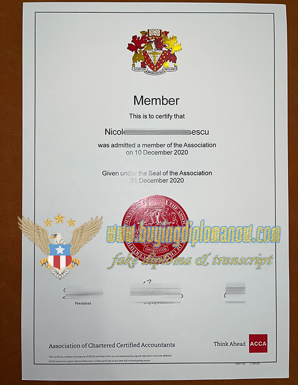 Where to Buy ACCA fake certification Buy a ACCA fake certification