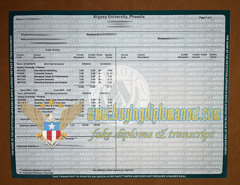 Sites that sell the Argosy University fake Transcript Make Argosy University fake Transcript
