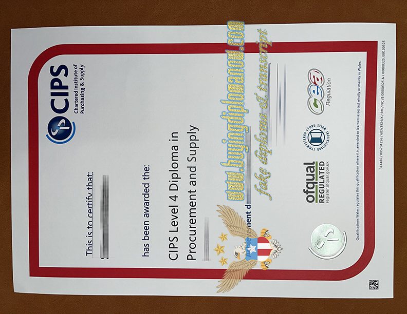 Buy a fake CIPS certification,