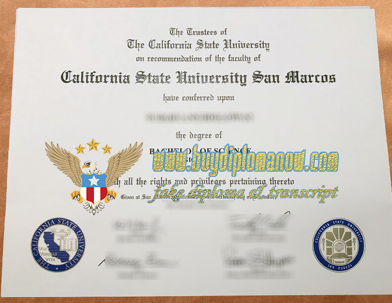 BUY California State University San Marcos Fake Diploma The Right Way