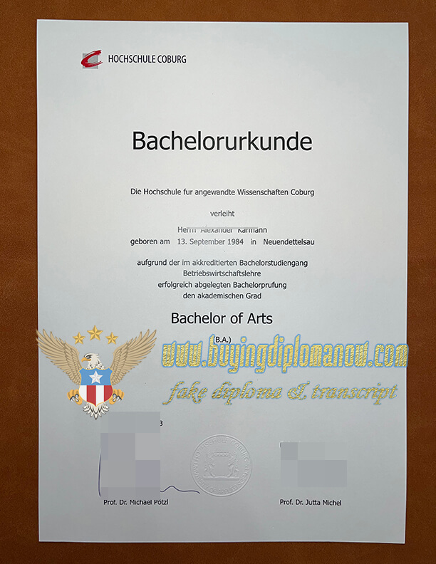 Why Buy Fake Hochschule Coburg degree Online? make a Fake Hochschule Coburg degree Online