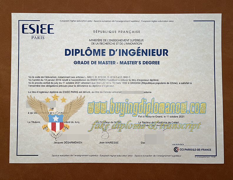 How to Get ESIEE Paris Fake Diploma Make ESIEE Paris fake diploma