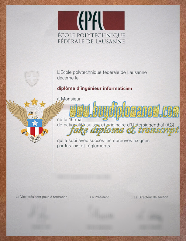 EPFL fake diploma, fake École polytechnique fédérale de Lausanne degree How to obtain an EPFL fake diploma, fake École polytechnique fédérale de Lausanne degree