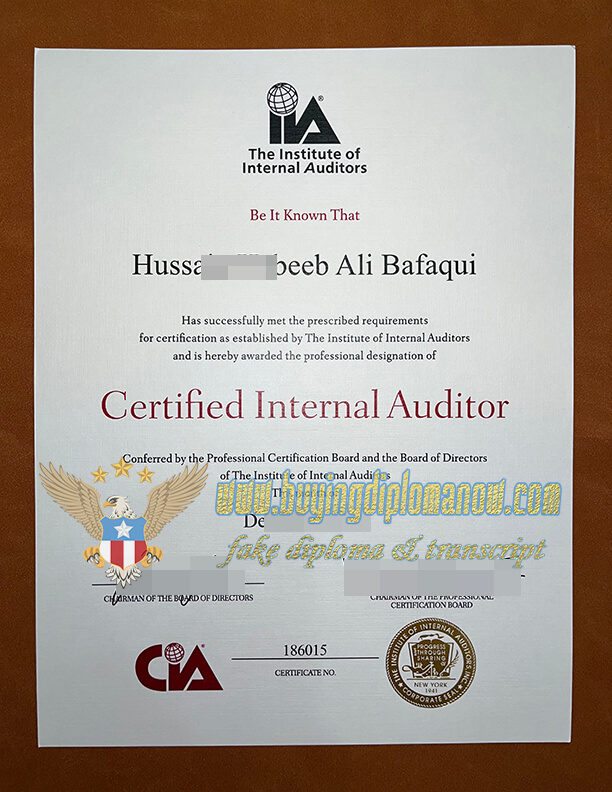 IIA exam, buy fake CIA certificate Make fake CIA certificate