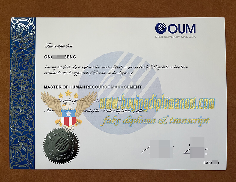 How to fake OUM diploma