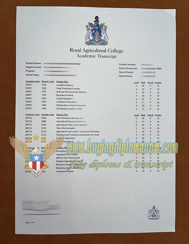 Buy a RAU fake diploma and Transcript
