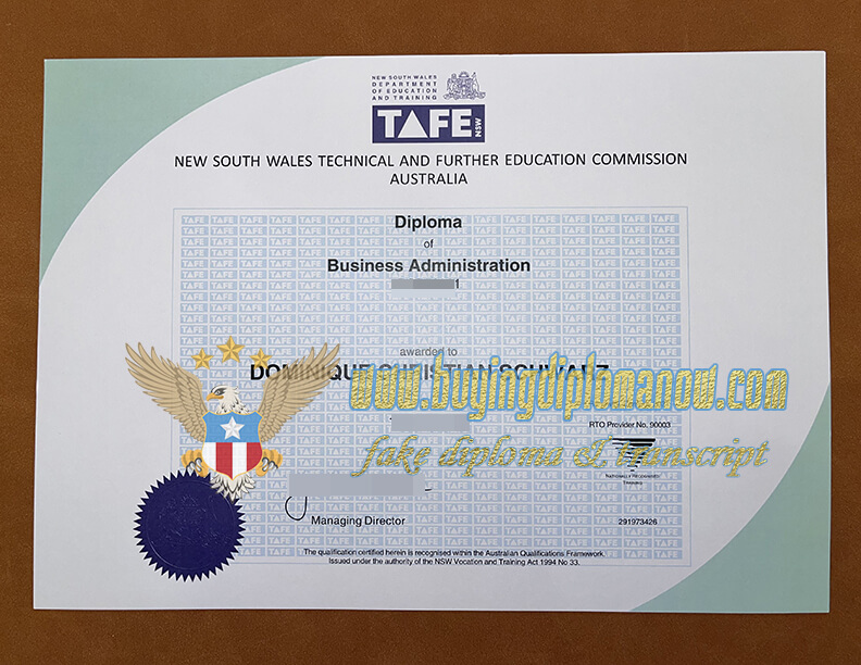 Questions about how to buy TAFE NSW fake diploma Get a AFE NSW fake diploma