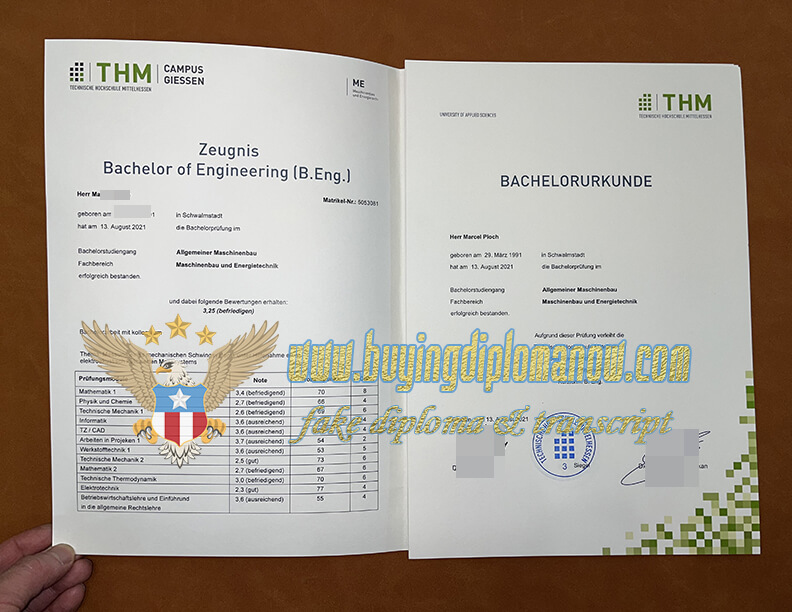 Buy a fake THM diploma