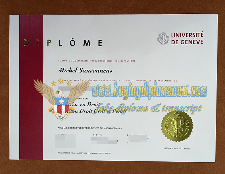 University of Geneva fake degree Buy a University of Geneva fake degree