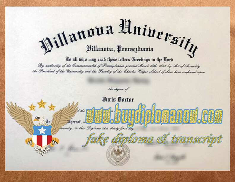 Can I get a fake Villanova University diploma sample?