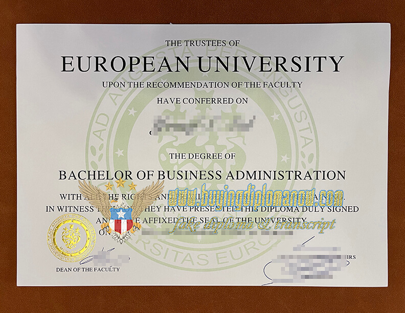 how to Fake EU Business School Masters 