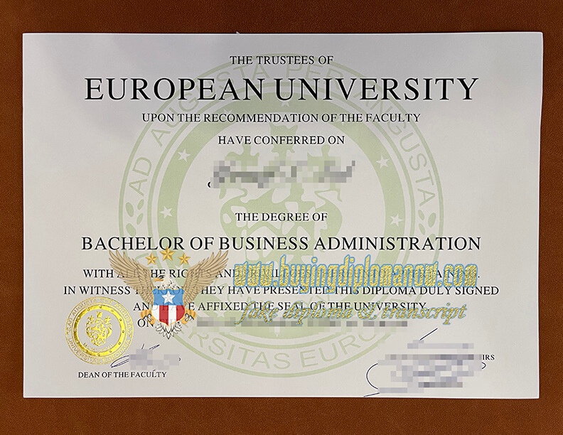 how to Fake EU Business School Masters