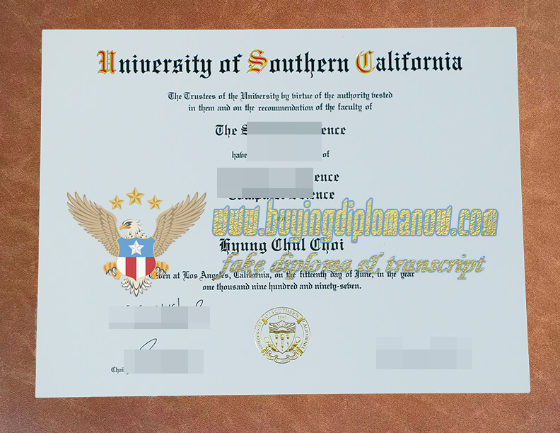 University of Southern California fake diploma