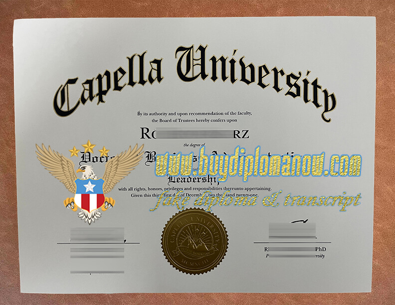 Capella University fake degree