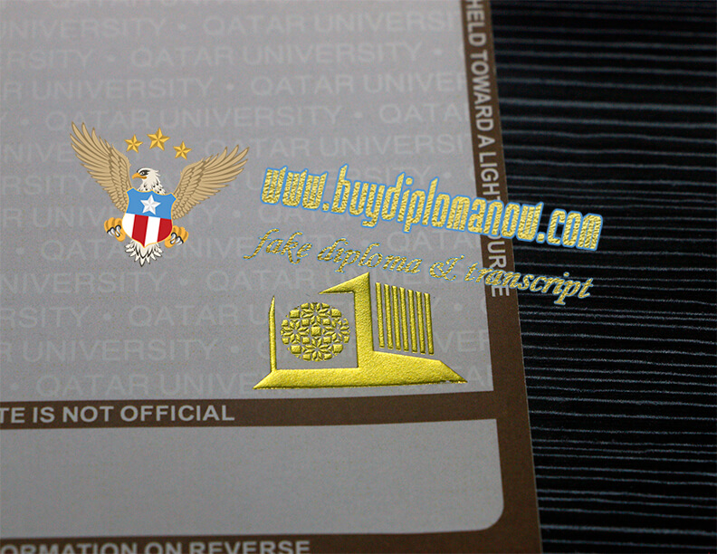 How to check QATAR University Diploma Details