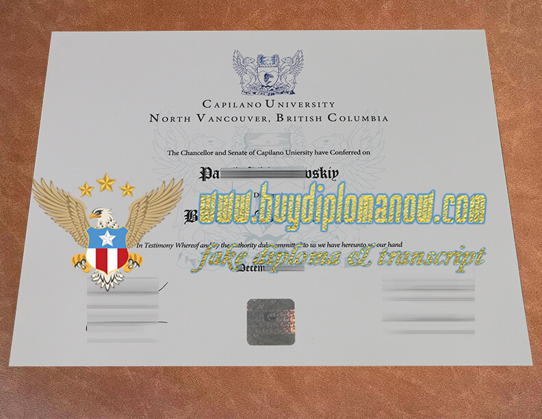 make a Capilano University fake diploma