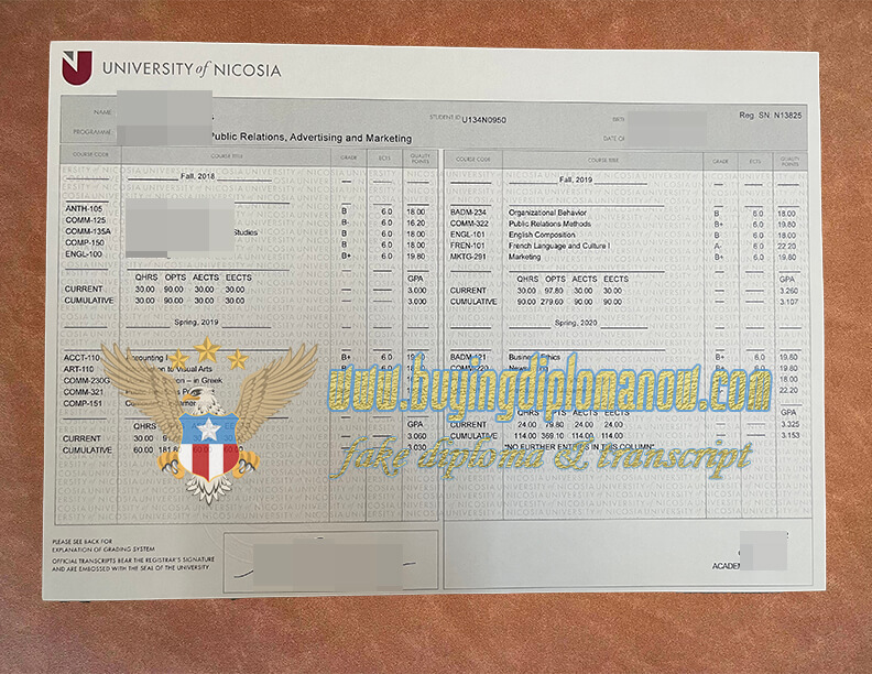 University of Nicosia fake diploma