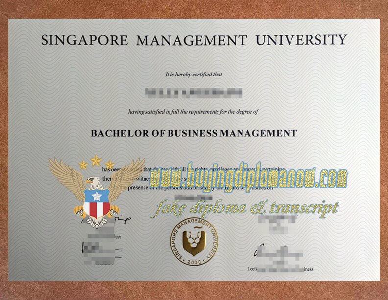 Singapore Management University fake diploma