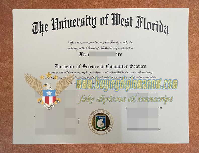 University of West Florida fake diploma