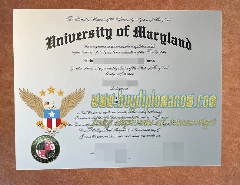 University of Maryland, College Park fake diploma