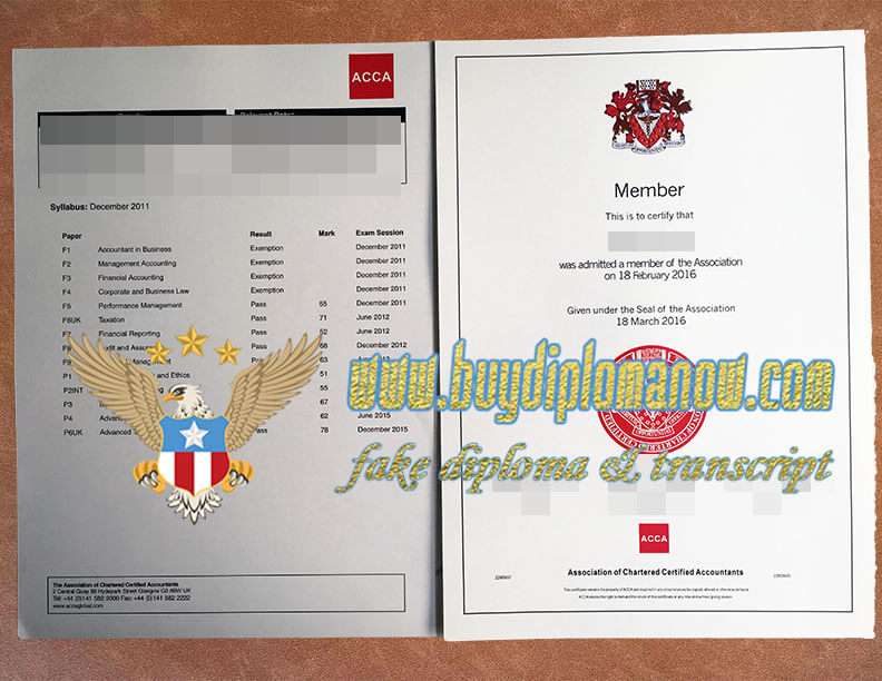 ACCA fake diploma diploma manufacturer How to make a ACCA fake diploma
