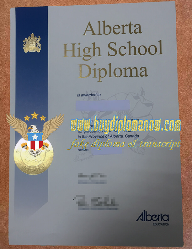 Get Alberta High School fake diploma online Buy a Alberta High School fake diploma