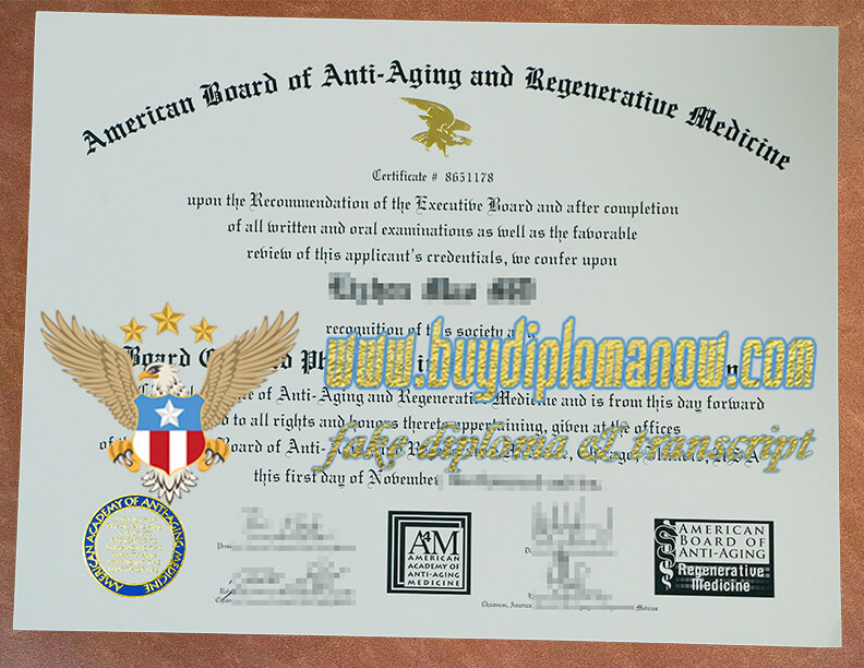 Order a ABAARM fake certificate