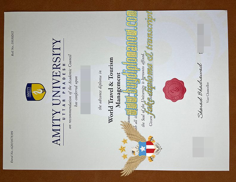Make a Amity University fake diploma