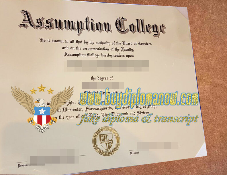 Buy a Assumption College fake degree