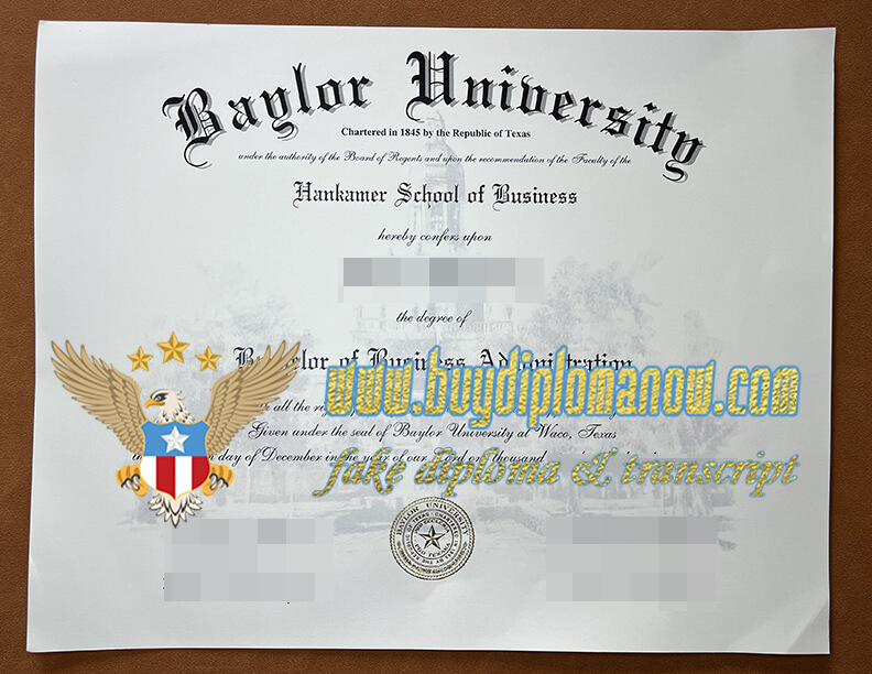 Buy a Baylor University fake diploma