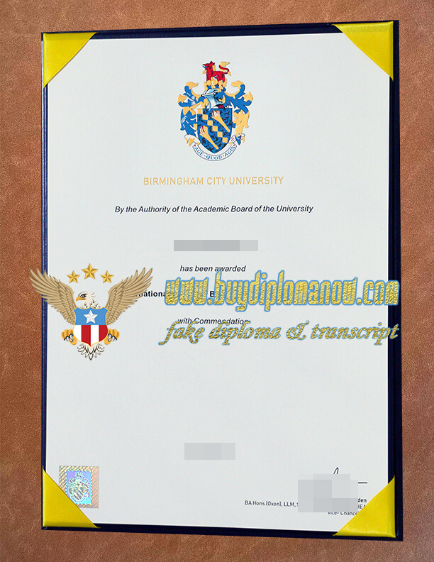 Order a BCU fake diploma