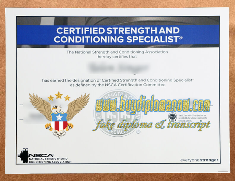 CSCS Certificate