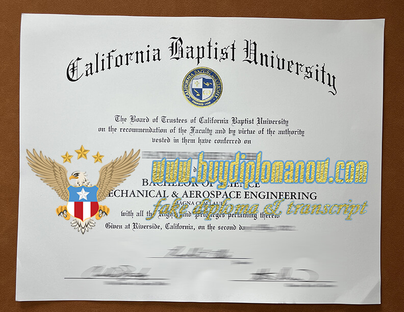 Get a California Baptist University fake diploma