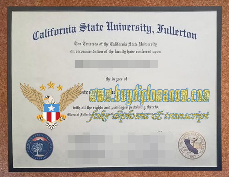 Make a Cal State Fullerton fake diploma