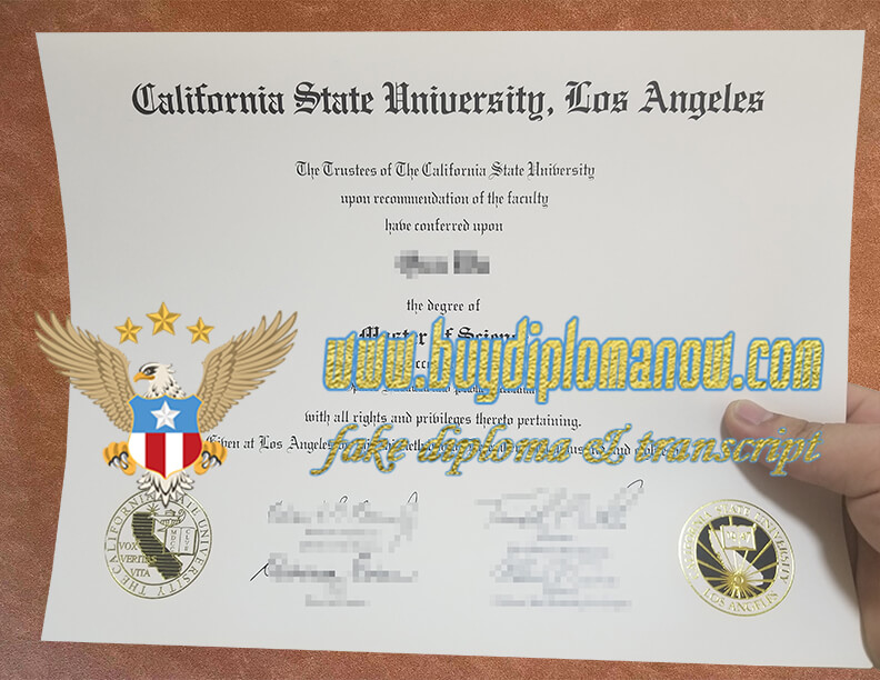 Order a Cal State LA fake diploma