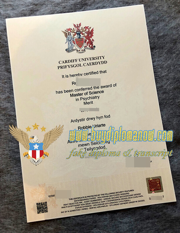 How long to get Prifysgol Caerdydd fake diploma? Prifysgol Caerdydd fake degree