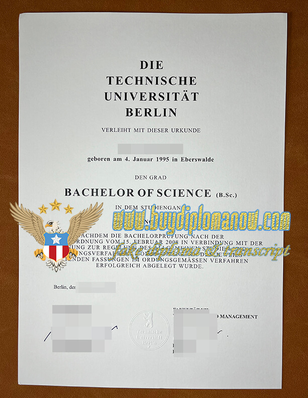 Buy a Technical University of Berlin fake degree