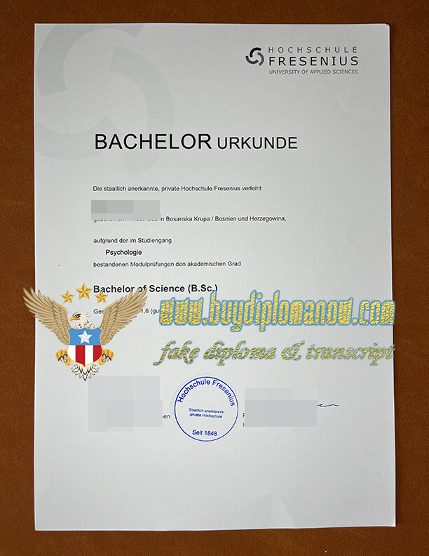 Making a Fresenius Hochschule fake diploma Get a Fresenius Hochschule fake diploma