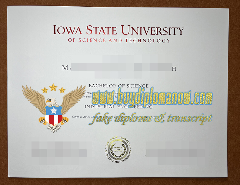 Buy an Iowa State University fake diploma